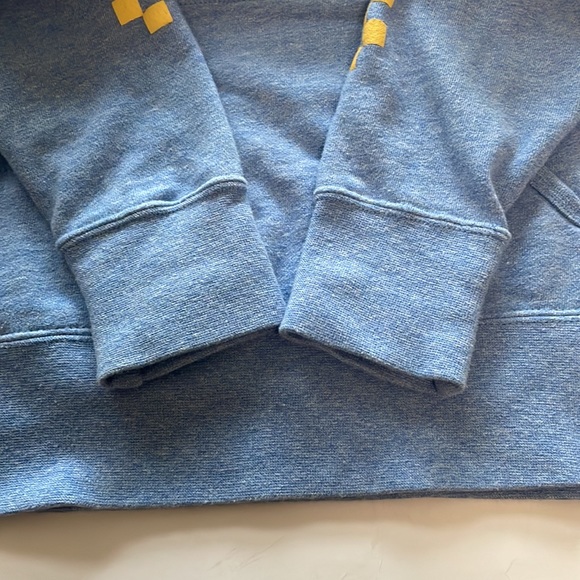 SANTA CRUZ skater sweatshirt size small. Light blue with yellow check. ECU - Picture 15 of 16